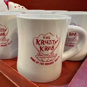 Krusty Krab Home Of The Krabby Patty Mug SpongeBob SquarePants UNIVERSAL STUDIOS